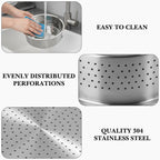 Linkidea 304 Stainless Steel Rice Cooker Steamer Tray Compatible with AROMA-ARC-954SBD, Multi-Purpose Vegetable Steaming Basket for Pot (Silver)
