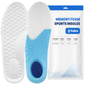 Linkidea 2 Pairs Memory Foam Sports Replacement Insoles for Kids, Cushioning & Support for Athletic Feet, Trim to Fit US 2.5Y - 5Y, UK 2- 4.5, EU 34 - 37.5
