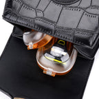 Linkidea 2 Pack Portable Travel Razor Case, Plastic Shaving Protective Cover, Compatible with Gillette Fusion5, ProGlide Cartridge Shavers (Orange / Case Only)