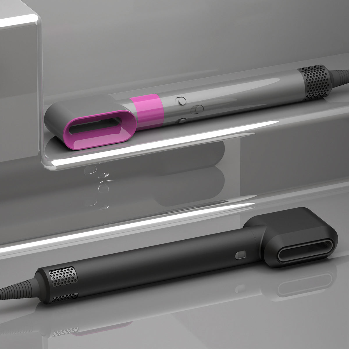 Linkidea Silicone Protective Sleeve Compatible with Select Dyson Airwrap Complete Styler Models, Dust and Scratch Protection Cover (Black)
