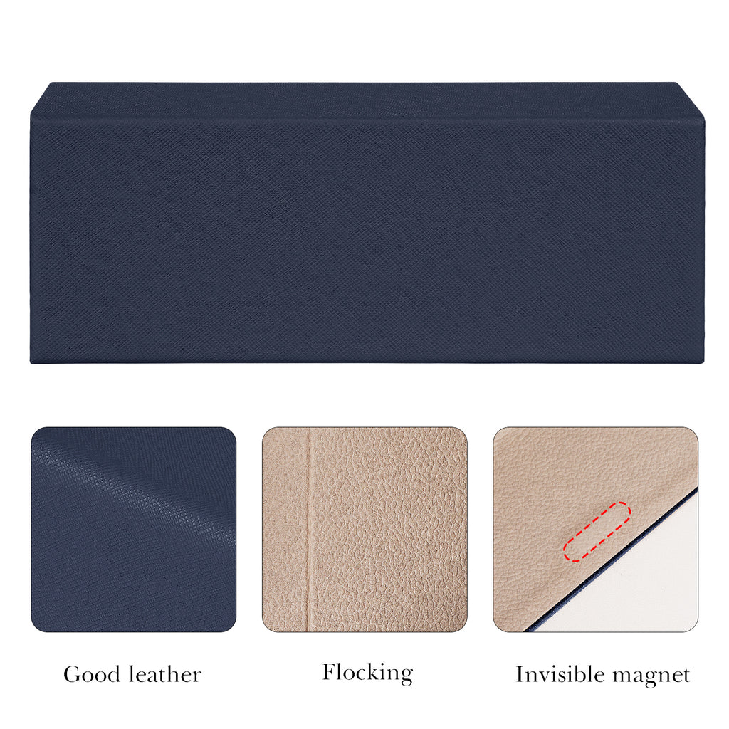 Extra Large Hard Shell Sunglasses Case, Oversized Sun Glasses Storage Organizer Compatible with Carrera 1052/S/274/S/Champion QUAY NOTORIOUS/IN PURSUIT/MAIN CHARACTER (XXL/Blue)