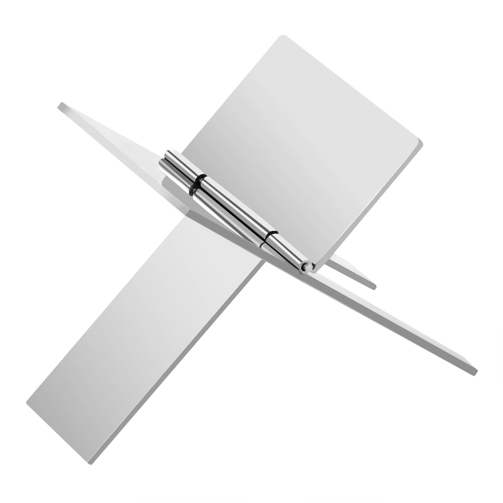 Linkidea 2 Pack Stainless Steel Cigar Holder, Folding Cigar Stand, Portable Cigar Stand Display Stand for Men (Silver)