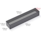 Linkidea Acrylic Toothbrush Holder with Diatomite Drying Stone, Bathroom Drawer Organizer with Drainage Hole for Tooth Brush, Compatible with Colgate Extra Clean, Oral-B CrossAction (Gray)