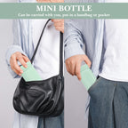 Linkidea 7oz (200ml) Mini Water Bottle, Vacuum Insulated Stainless Steel Bottle for Hot & Cold Drinks, Spill-Proof Small Bottle Fit Handbag, Purse and Pocket (Green)