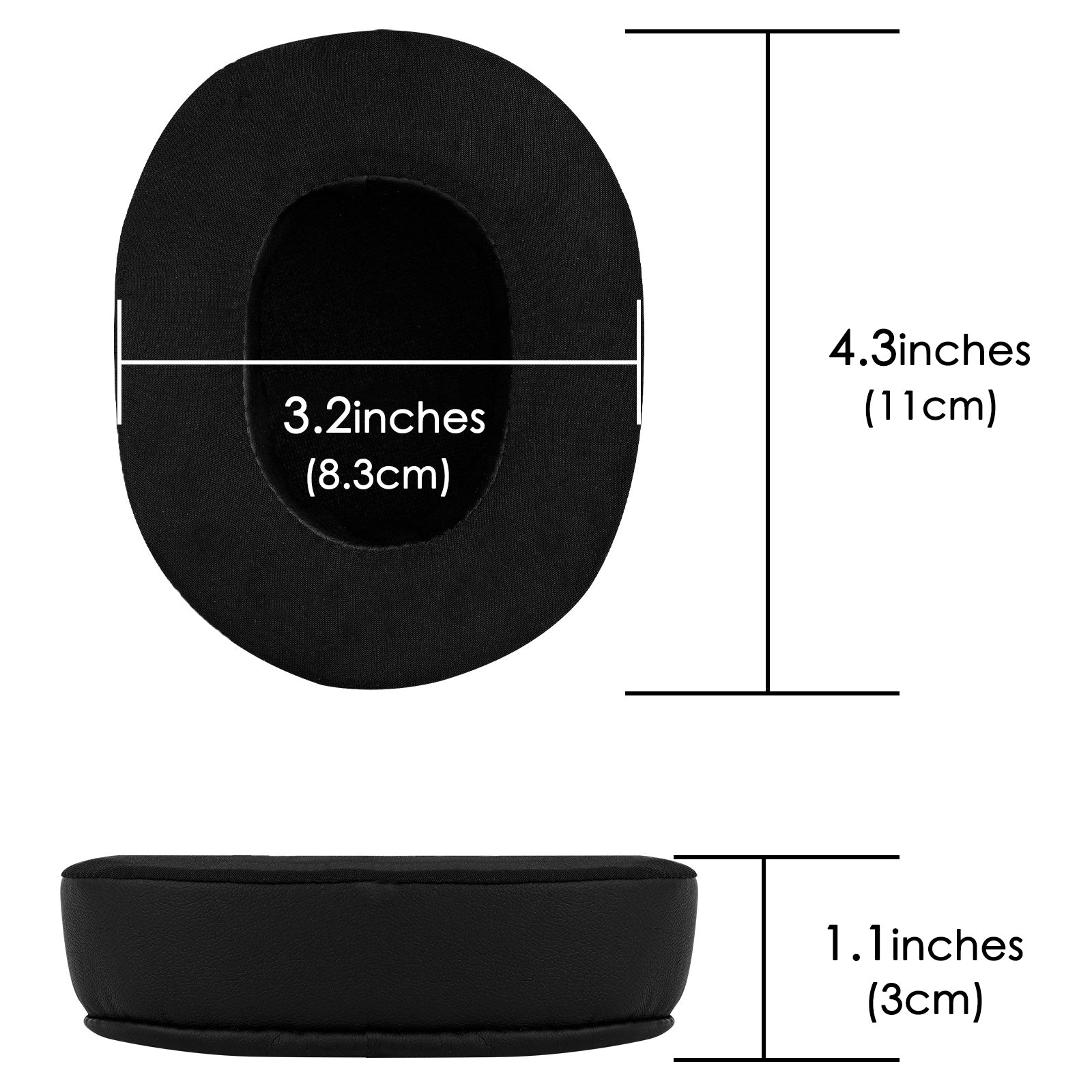 LinkIdea Replacement Ear Pads for Turtle Beach Stealth 600/ 500/ 400/ 300 Headphones, Ear Cushions ( Cooling-Gel / Black )