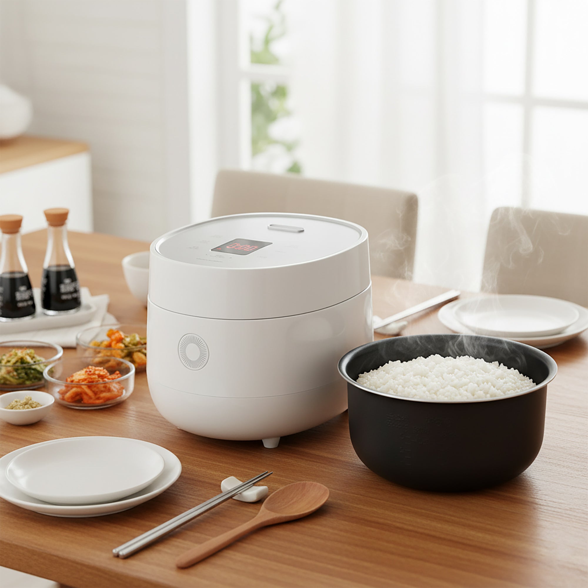 Linkidea Rice Cooker Aluminum Alloy Inner Pot Compatible with CUCKOO CR-0375FW, Dishwasher Safe, Replacement Bowl