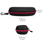 Linkidea EVA Razor Travel Case, Razor Blade Replacement Travel Case Bag, Travel Protect Razor Men Bag Compatible with Fusion 5 Power (Black)