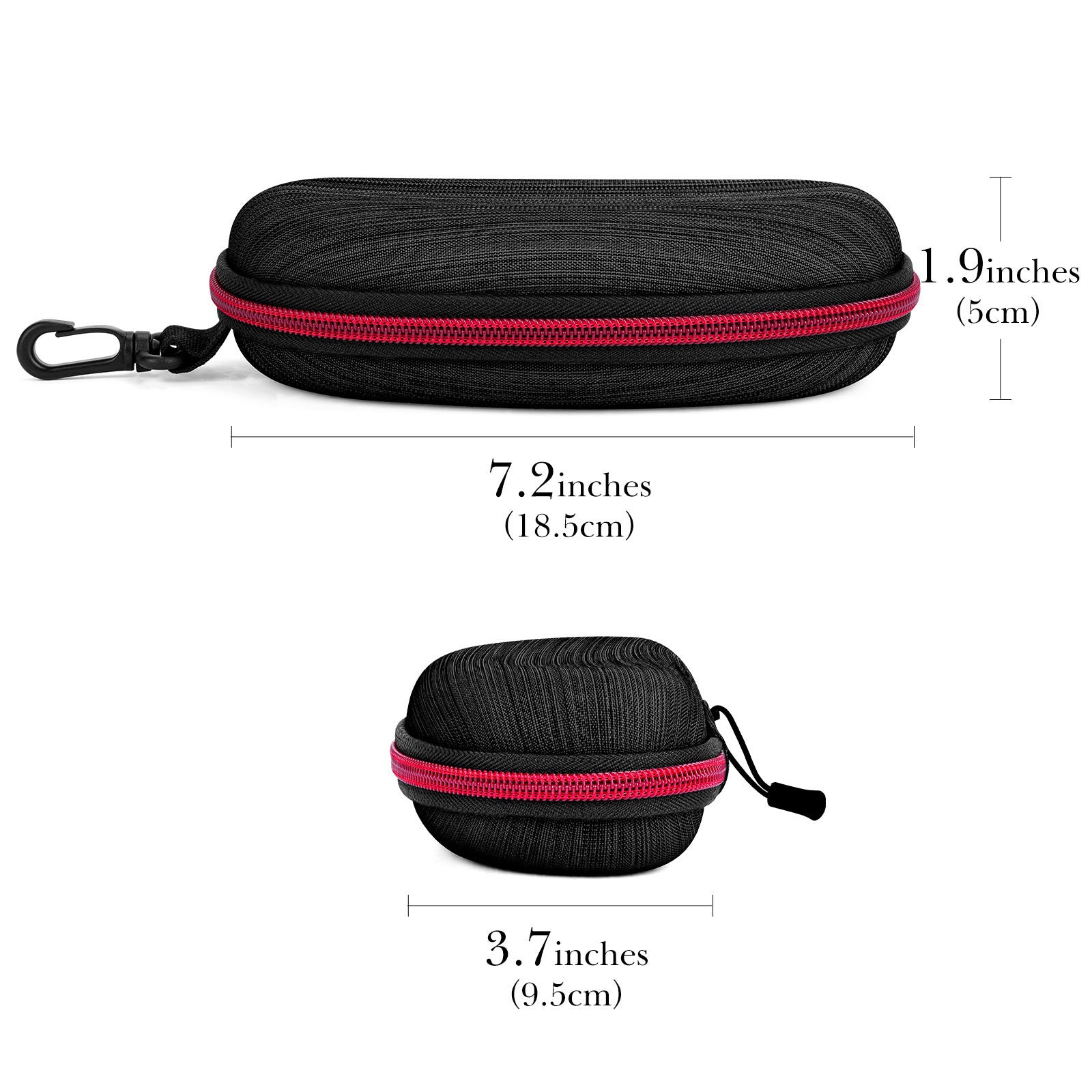 Linkidea EVA Razor Travel Case, Razor Blade Replacement Travel Case Bag, Travel Protect Razor Men Bag Compatible with Fusion 5 Power (Black)