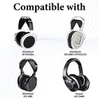 Linkidea Upgrade 6N Audio Cable for HIFIMAN Edition XS, SUNDARA, Arya, HE400SE, Ananda, Denon AH-D7200 Headphones, 3.5mm to Dual 3.5mm Male Replacement Headphones Cord (4.9ft/1.5m)