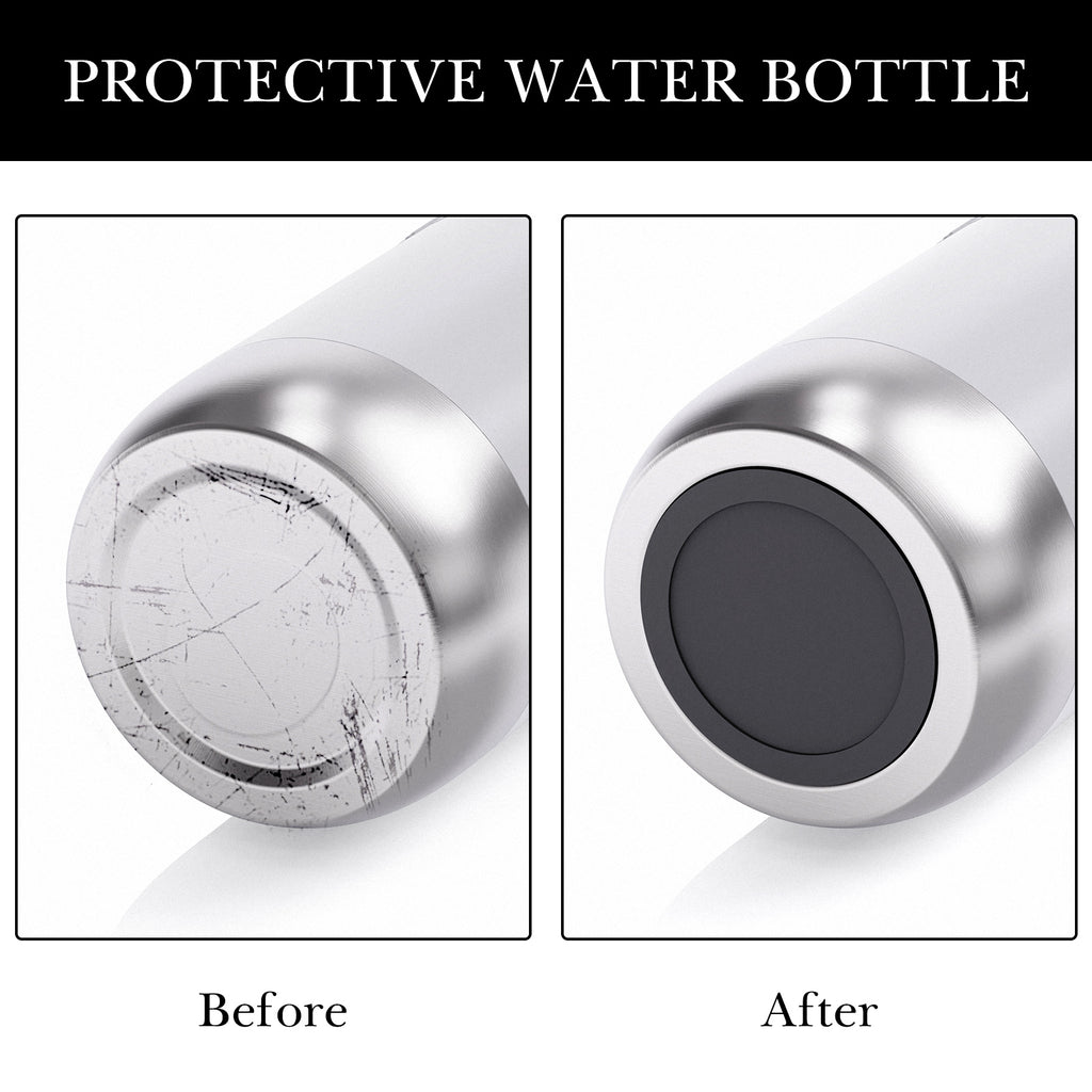 Linkidea 6 Pack Water Bottle Bottom Pad Compatible with Contigo Byron 16/20/24oz, Jackson Chill 2.0 20/24oz, Silicone Anti-Slip Waterbottle Base Silencer Protector