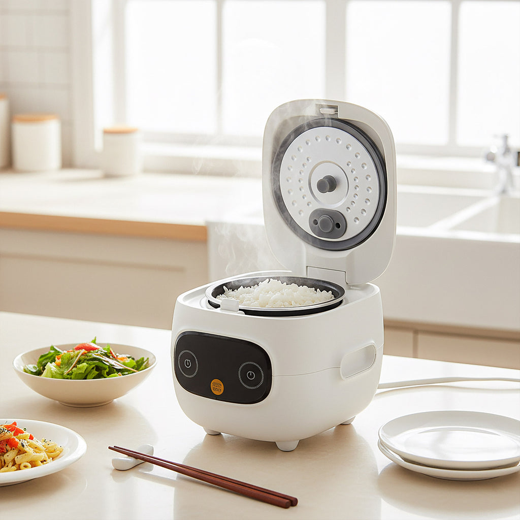 Linkidea 1.2L Rice Cooker Aluminum Inner Pot Compatible with COMFEE' CRD12L1B1BPW, Dishwasher Safe, Small 2 Cups Uncooked Replacement Pot Liner