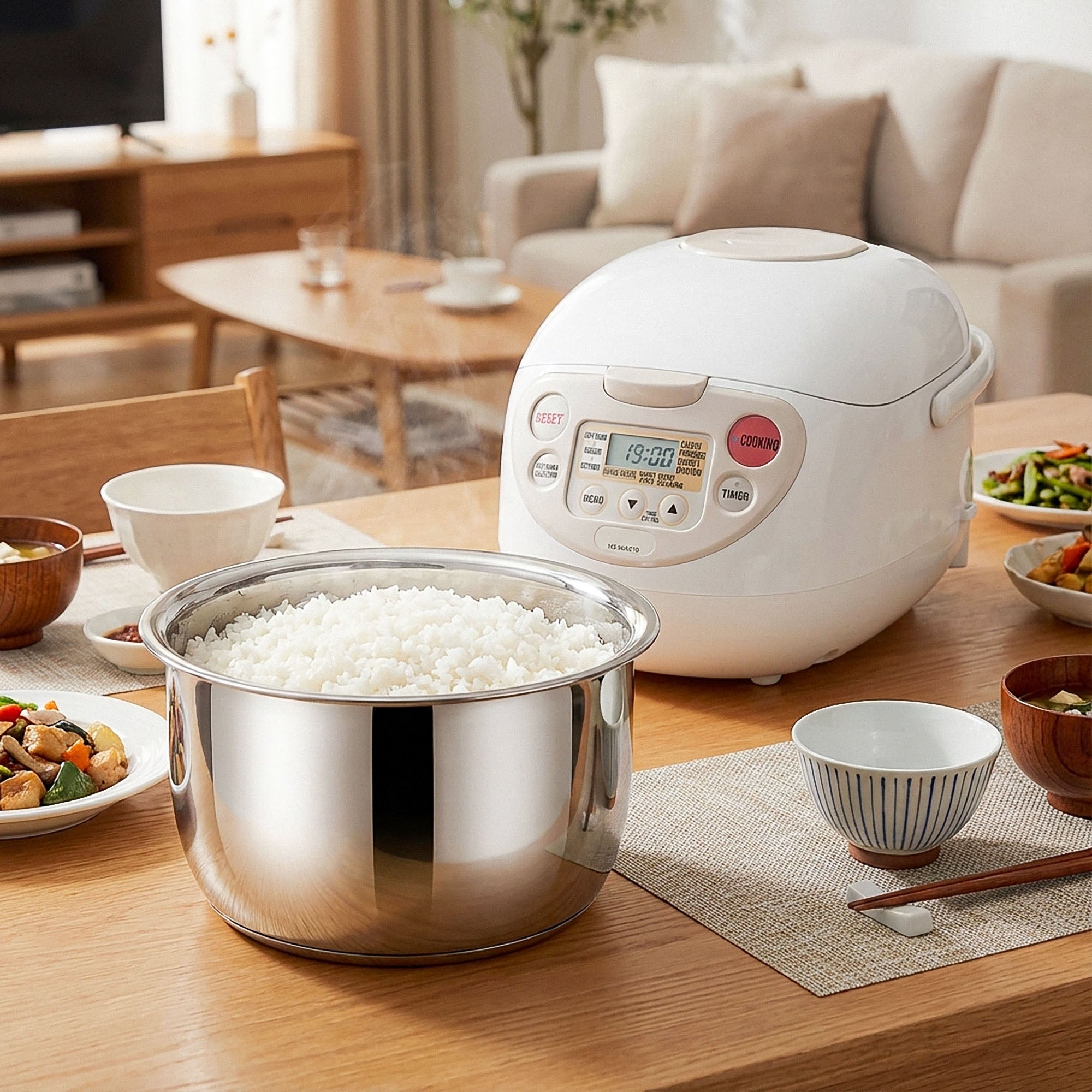 Linkidea Rice Cooker Stainless Steel Inner Pot Compatible with Zojirushi NS-WAC10, Dishwasher Safe, No Coating Replacement Bowl