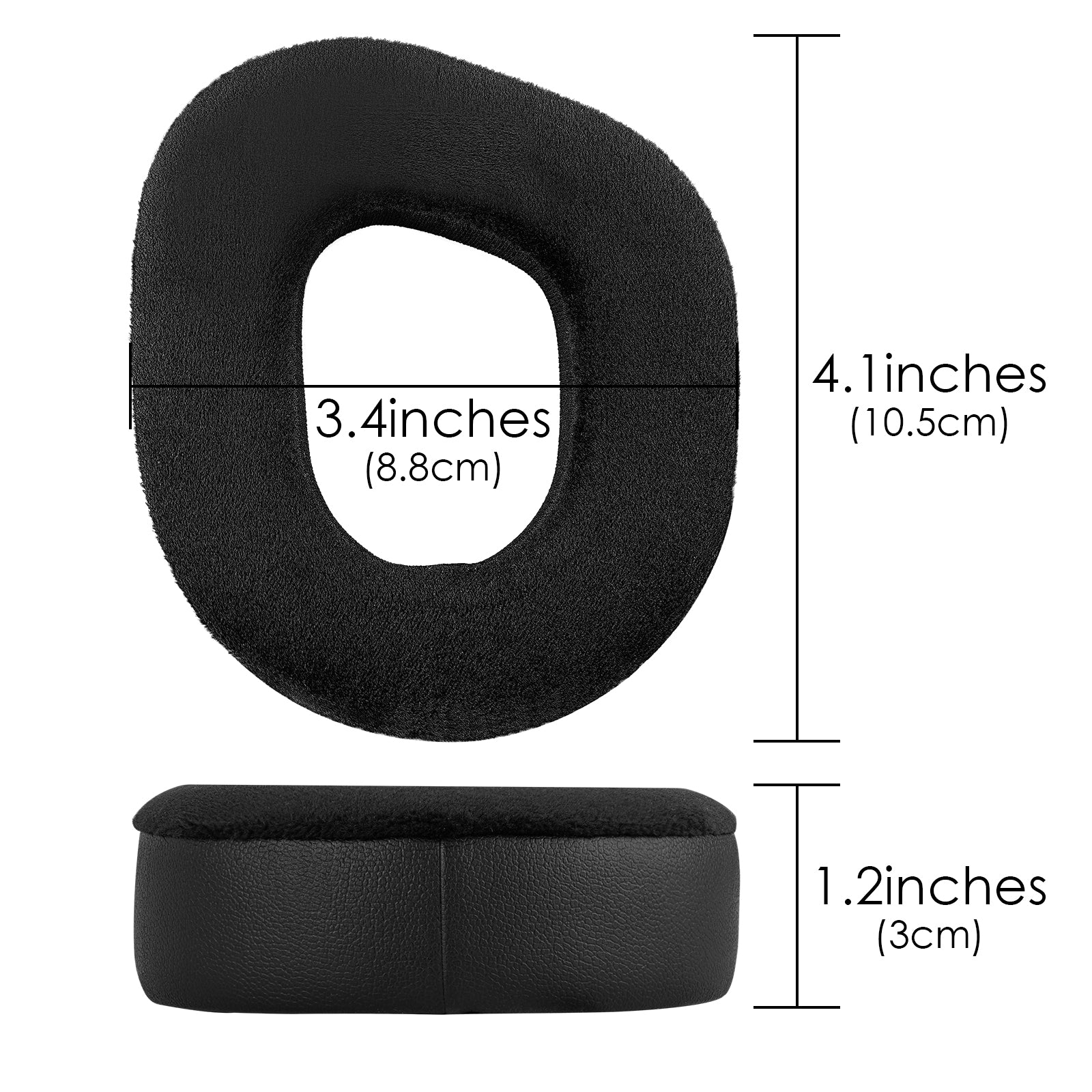 Linkidea Replacement Ear Pads for Turtle Beach Stealth 700 Gen2/Gen2 MAX Headphones, Ear Cushions ( Hybrid Velour / Black )