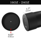 Linkidea 2 Pack Water Bottle Boot Compatible with Contigo West Loop 2.0 16oz/20oz/24oz, Huron 2.0 16oz/20oz, Silicone Anti-Slip Bottle Bottom Bumper Protector (Black)