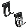 Double Hooks Towel Hanger Rack No-Drill for Frameless Shower Door, 2 Pack