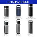 Linkidea Water Bottle Boot Compatible with YETI Rambler Jr. Kids 12oz, Rambler 12oz/18oz, Yonder 20oz/25oz, Silicone Anti-Slip Bottle Bottom Sleeve Bumper Protector (Navy Blue / 2 Pack)