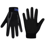 Linkidea Kids Winter Running Gloves, Adjustable Compression Gloves with Anti-Slip Grip Fits Kids Youth, Breathable Soccer Accessories Compatible Touchscreen (Grey, M)