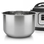 Linkidea Rice Cooker Stainless Steel Inner Pot Compatible with Instant Pot Duo 7-in-1, Dishwasher Safe, No Coating Replacement Bowl