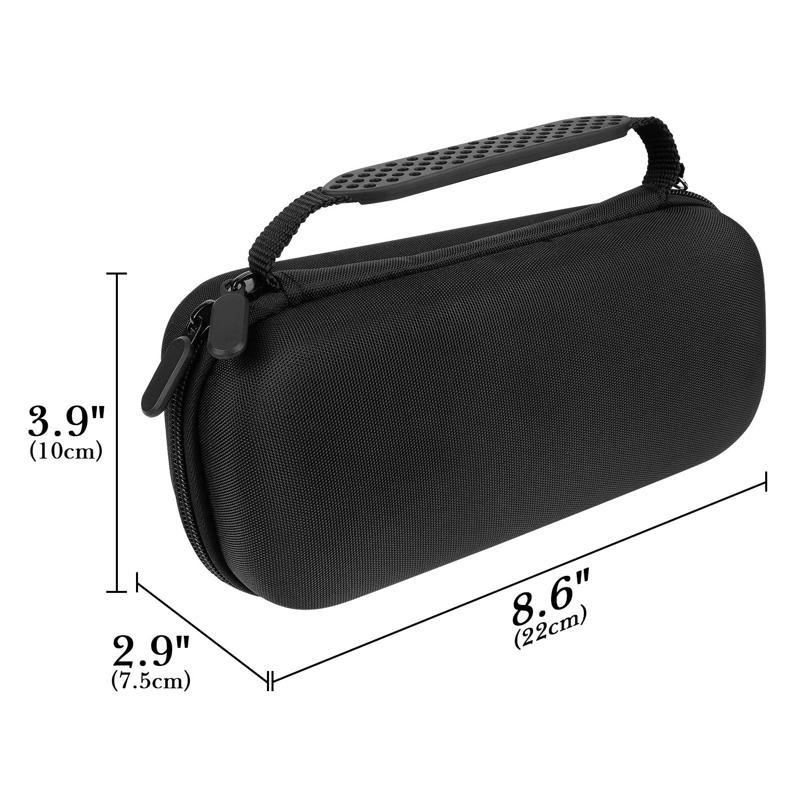 Linkidea Men's Body Hair Grooming Trimmer Travel Case, Compatible with Manscaped Lawn Mower 4.0, 3.0, HC-W032, HCW003A, Groin & Body Portable Shaver Storage Bag (Black)