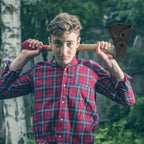 Linkidea Vegan Leather Axe Sheath Hatchet Cover with Belt Clip, Protective Guard Scabbard Fits Axes up to 5.9" Blade Width (Black)
