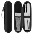 Linkidea Large Electric Toothbrush and Toothpaste Travel Case, Hard Shell Dual Powered Brushes Bag with Toothpaste Storage, Compatible with Oral-B, Spinbrush Pro, Philips Sonicare