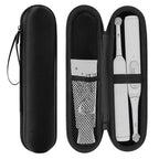 Linkidea Large Electric Toothbrush and Toothpaste Travel Case, Hard Shell Dual Powered Brushes Bag with Toothpaste Storage, Compatible with Oral-B, Spinbrush Pro, Philips Sonicare