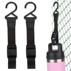 Linkidea 2 Pack Fence Hooks for Water Bottle, Compatible with YETI Rambler Bottle 18oz/26oz/36oz/46oz/64oz, S Shaped Hook Hanger Magnetic Buckle for Outdoor Sports Camping