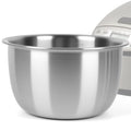 Linkidea 316 Stainless Steel Inner Pot Replacement Compatible with Zojirushi NS-LGC05XB NS-LAC05 3-Cup Rice Cooker, No Coating Cooking Bowl, Dishwasher Safe