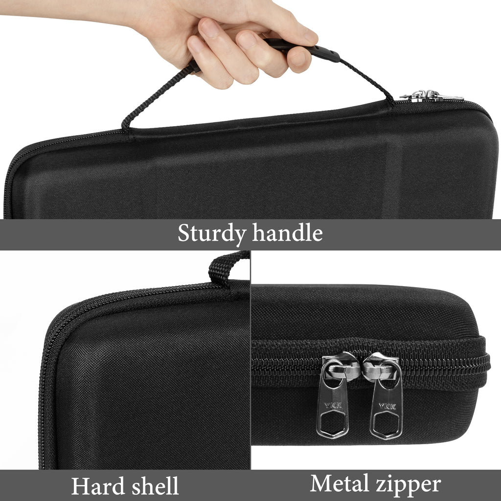 Linkidea Hard Travel Case for Compact 65% Keyboard, Computer 68 Key Wireless/Wired Keyboard Carrying Storage Bag, Compatible with Keychron Q2/V2, Corsair K65 PRO, ASUS ROG Falchion NX 65%