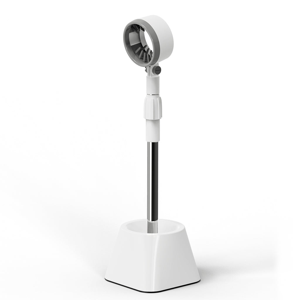 Linkidea Hair Dryer Styling Stand Hands-Free, Adjustable Height Lazy Blow Dryer Holder, 180 Degrees Rotating Hair Dryer Rack with Heavy Base for Home Salon