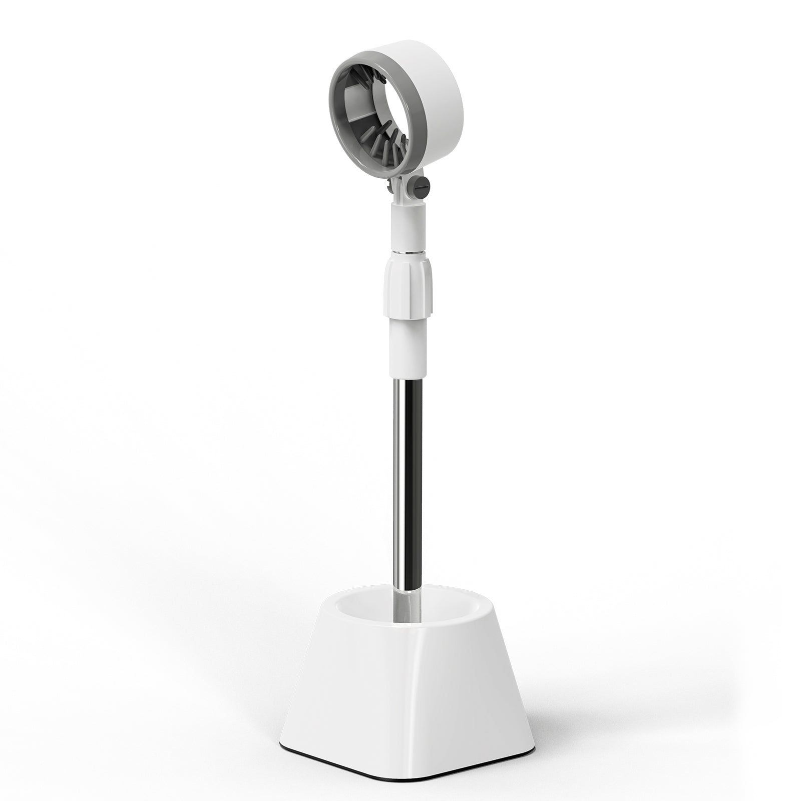 Linkidea Hair Dryer Styling Stand Hands-Free, Adjustable Height Lazy Blow Dryer Holder, 180 Degrees Rotating Hair Dryer Rack with Heavy Base for Home Salon