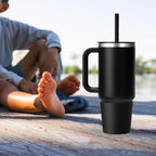 Linkidea Water Bottle Boot Compatible with Hydro Flask Travel Tumbler 28oz/40oz, Silicone Water Bottle Bottom Sleeve Cover Protector, Bottle Bumper (Black / 2 Pack)