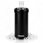 Linkidea Bottled Water Cooler Holder Compatible with Smartwater 16.9 Fl Oz, Evian 16.9 Fl Oz, Insulated Stainless Steel Disposable Water Bottle Holder, Keep Drinks Cold