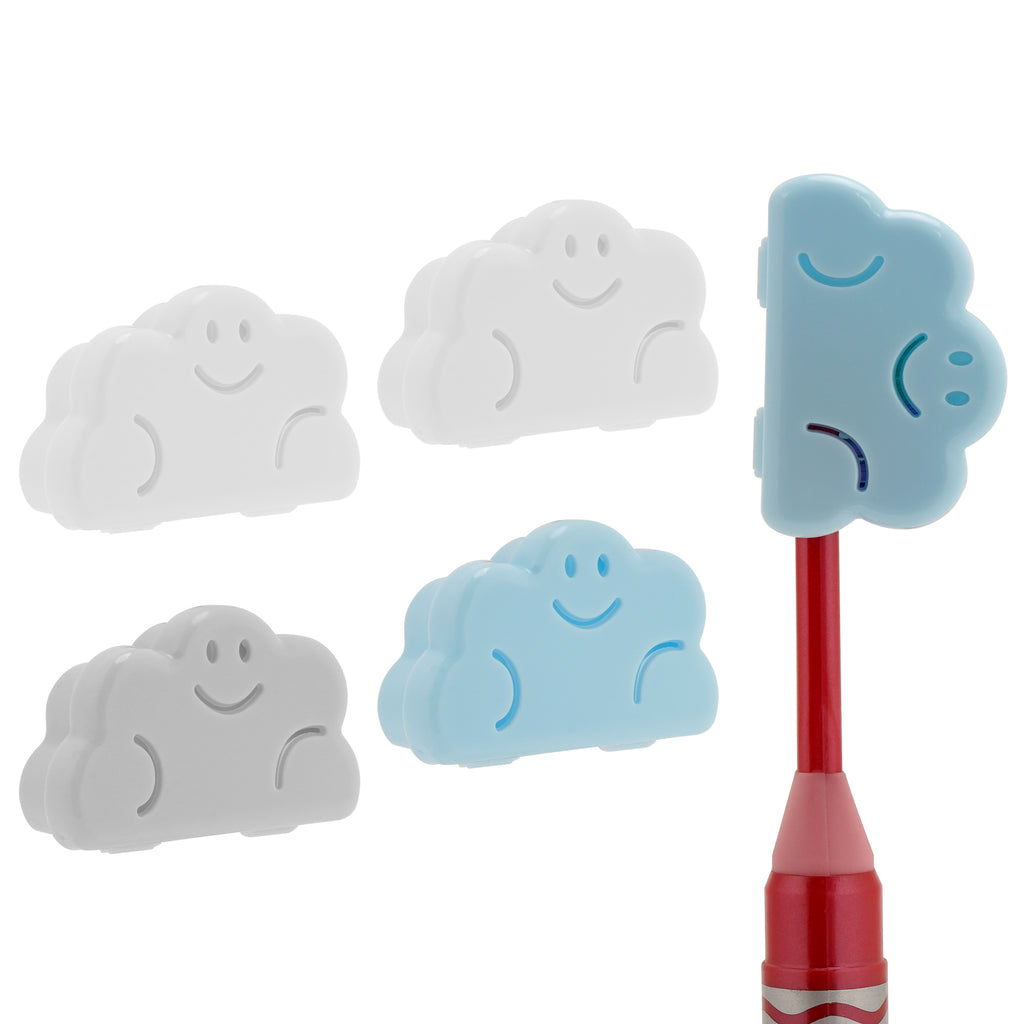 Linkidea 4 Pack Portable Toothbrush Head Cover Cap, Travel Protector Case for Manual Toothbrush, Compatible with Colgate, GUM, Brush Buddies (Multi)