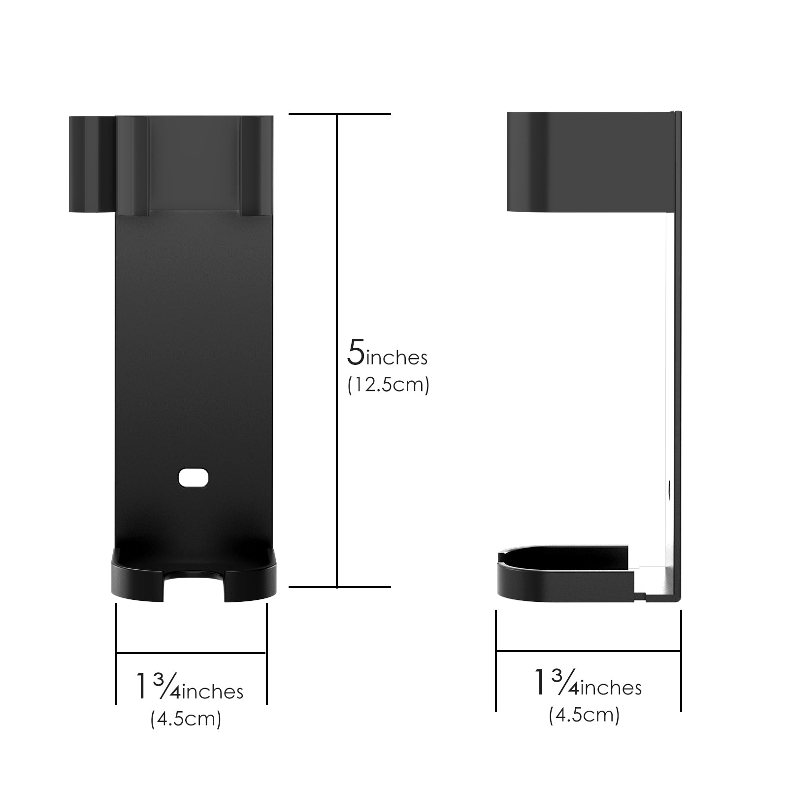 Linkidea 2 Pack Curling Iron Holder Wall Mount for Devices Diameter Under 1.38" (3.5CM), Hair Styling Tool Storage Organizer, Hairdressing Hanging Rack Stand for Flat Irons, Straightener