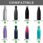 Linkidea 2 Pack Water Bottle Boot Compatible with 17oz ORIGINAL, BJPKPK, MIRA Cascade Cola Shaped Bottles, Silicone Bottle Bottom Sleeve Bumper Protector (Gray)