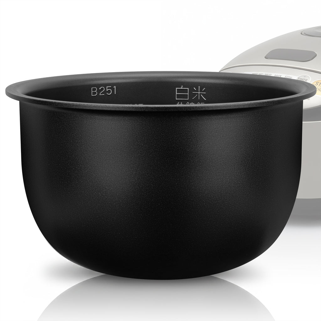 Linkidea Rice Cooker Aluminum Alloy Inner Pot Compatible with Zojirushi NS-LGC05XB, NS-LAC05, Nonstick Replacement Bowl