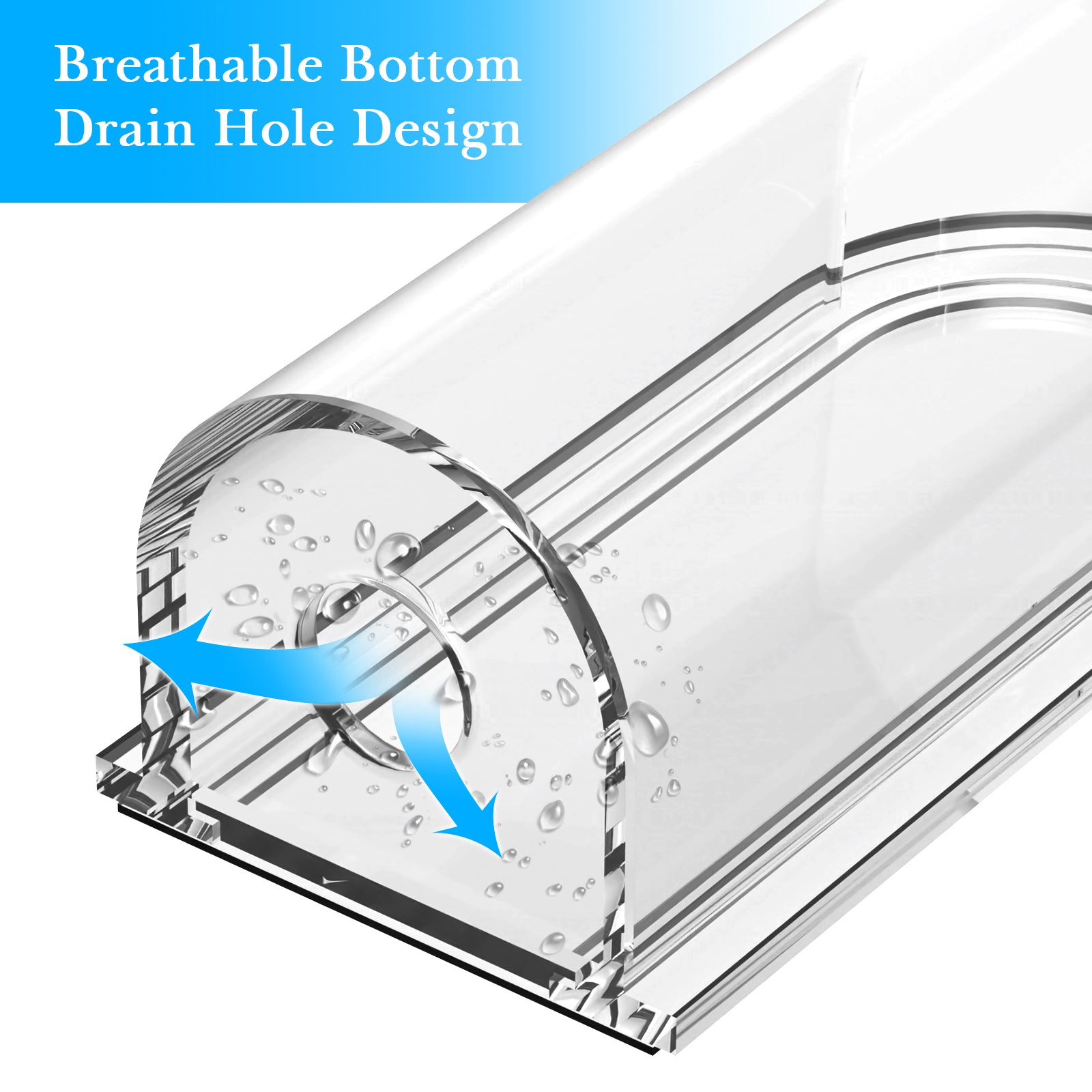 Linkidea Wall Mount Electric Toothbrush Holder, Acrylic Power Toothbrush Hanger, Self Adhesive Tooth Brush Organizer Compatible with Oral-B iO Series, Philip Sonicare ProtectiveClean (Clear)