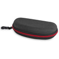 Linkidea Oversized Sunglasses Case, Large Frame Glasses Case for Sunglass, Eyeglasses Travel Bag Compatible with Rayban Classic Aviator/Rectangular/Square Evolve Photochromic/more (Black)