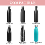 Linkidea 2 Pack Water Bottle Boot Compatible with 25oz S'well ORIGINAL, BJPKPK, Konokyo 25oz Cola Shaped Bottles, Silicone Bottle Boot Bottom Sleeve Protector, Bottle Bumper (Light Pink)