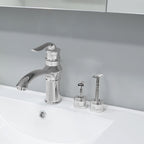 Linkidea 2 Pack Safety Razor Stand, Opening Dia 0.7" (18.5mm) Men's Shaving Stand for Bathroom Countertops, Compatible with Gillette Mach 3 (Silver)