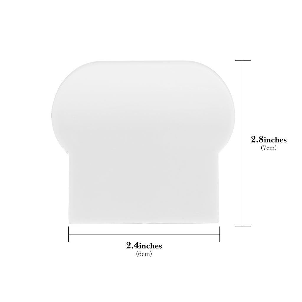 Linkidea 3 Pcs Toilet Cover Lifter, Simple Plain Toilet Seat Lifter with Adhesive, Reusable Toilet Seat Handle To Lift, Bathroom Accessories Fits Hotel, Office, Home Use (White)