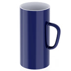 Linkidea 40oz Oversized Coffee Mugs for Office and Home, Extra Large Ceramic Cup with Handle, Heavy Tea Cup Large Capacity Drinking Teacups Gift for Friends, Navy Blue
