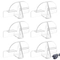 Sunglasses Organizer Storage 6 Pack, Wall Mount Clear Glasses Sunglasses Holder, Acrylic Sun Glasses Storage Organizer Compatible with Gucci GG0422S Ray Ban RB3025 RB3026 RB3016