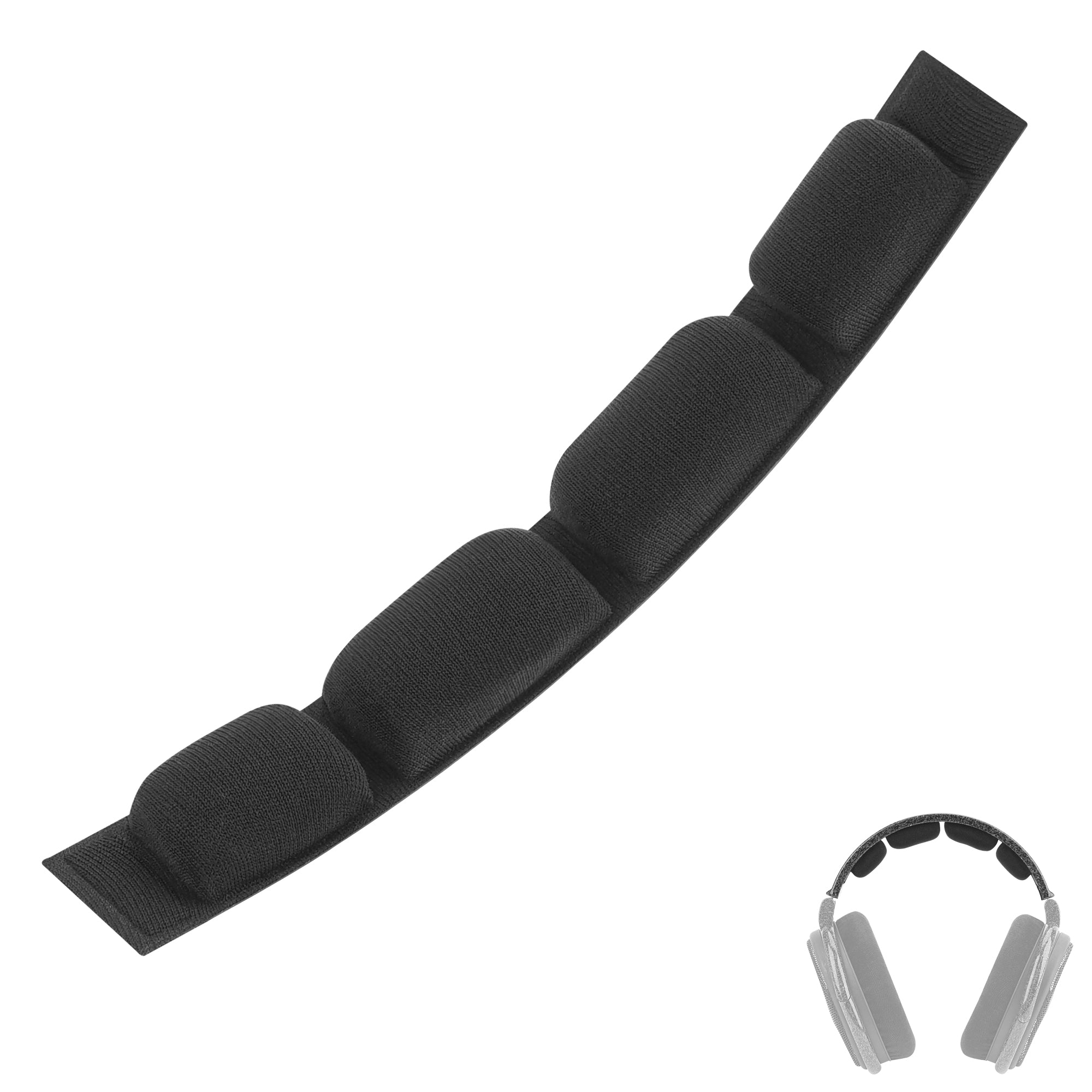 Linkidea Mesh Fabric Replacement Headband Compatible with Sennheiser HD600, HD580, HD650, HD660S Headphones, Top Cover Repair Parts (Black)