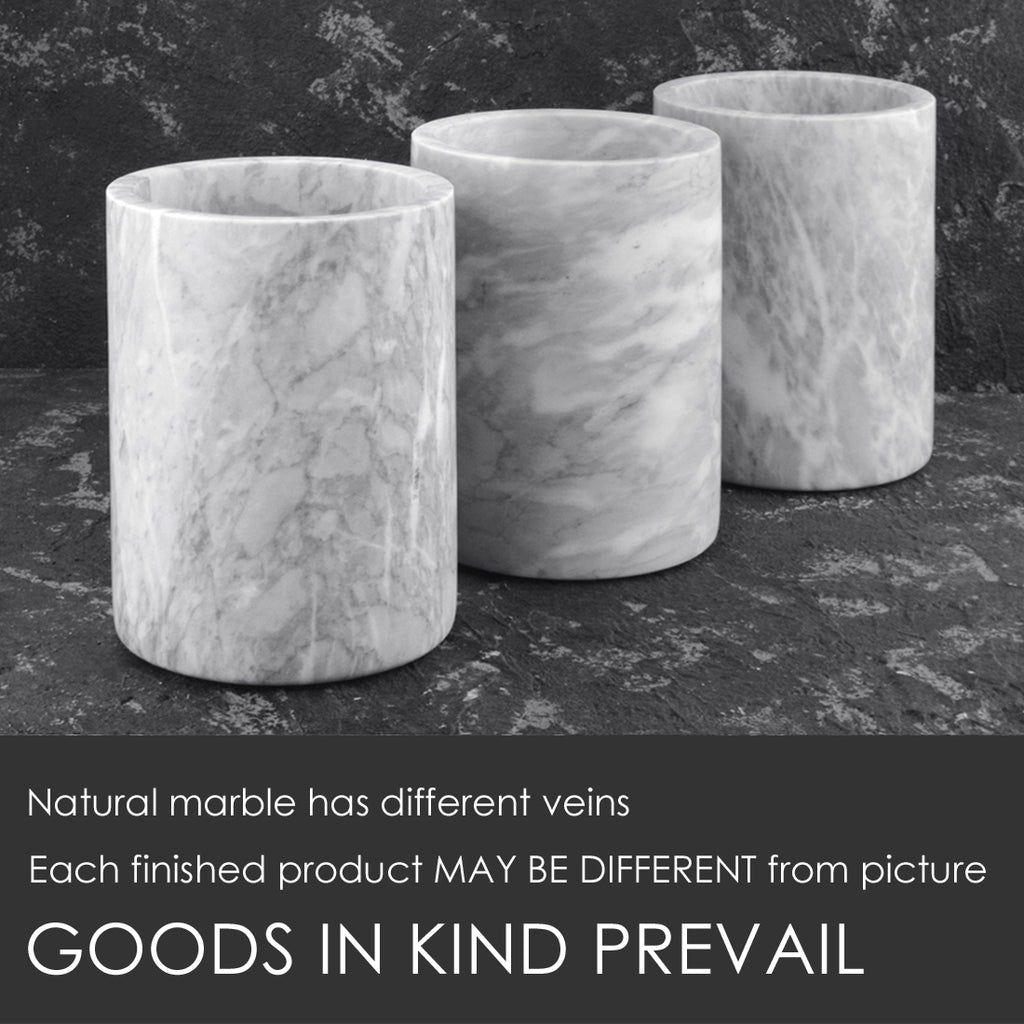 Linkidea Natural Marble Wine Cooler, Elegant Wine Insulation Bucket for Bottles, Gift for Wine Enthusiasts, Ideal for Gatherings and Events (White)