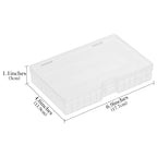 Linkidea Battery Organizer Storage Case, Battery Box Holds Batteries for 48 AA, Large Capacity and Portable Battery Caddy