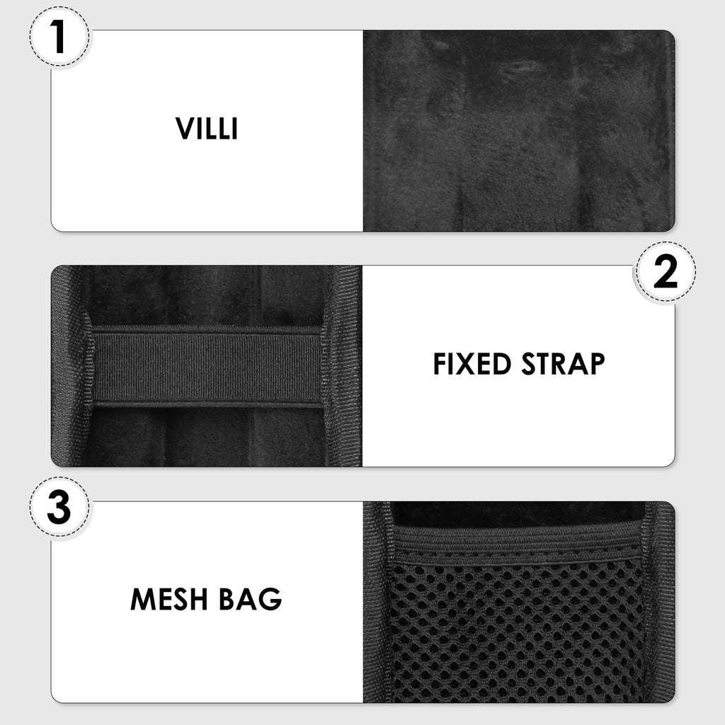 Linkidea Razor Storage Case, Portable Travel Razor Storage Bag, Replacement Blades Accessories Shaver Case for QP2520, QP2530, QP2630 (Black)