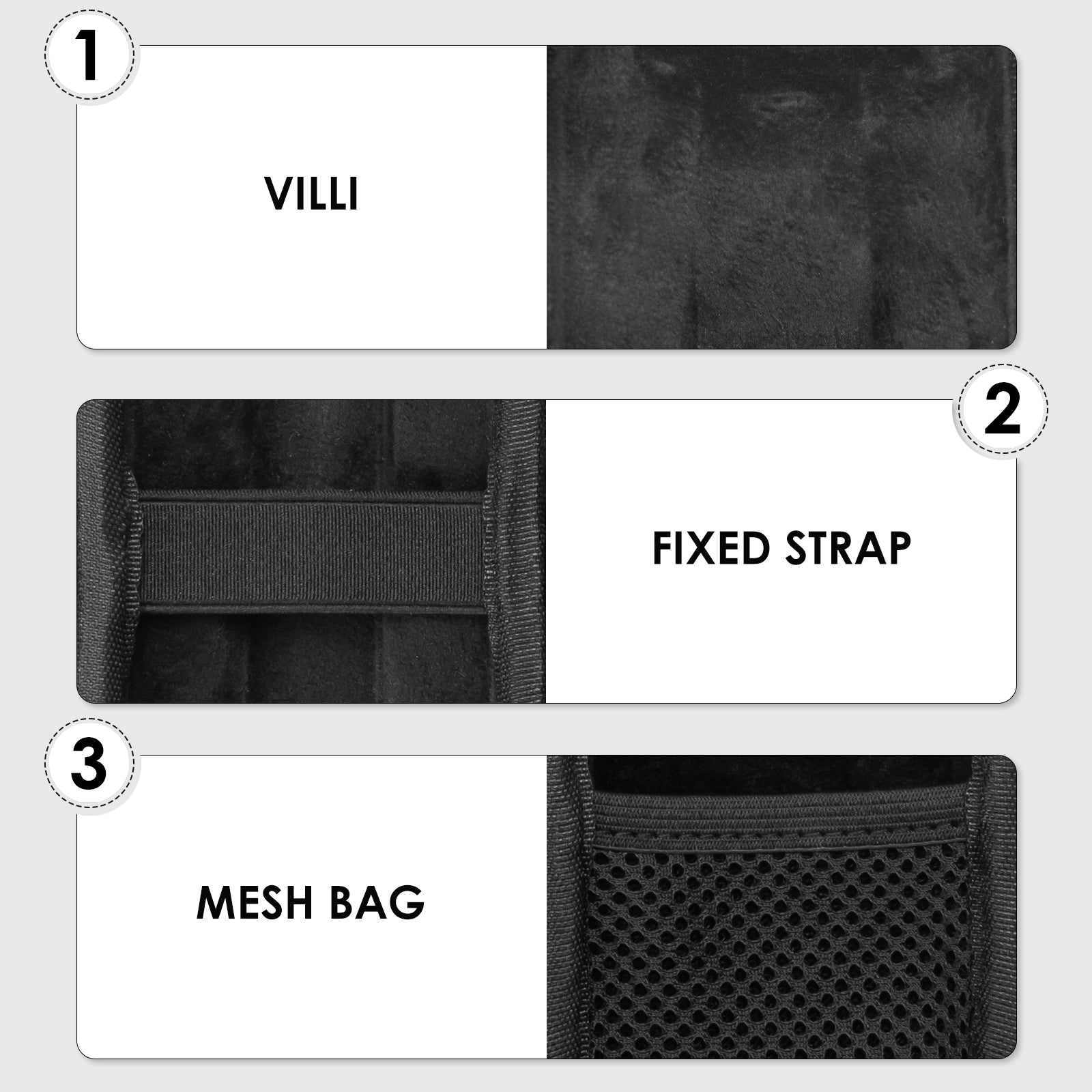 Linkidea Razor Storage Case, Portable Travel Razor Storage Bag, Replacement Blades Accessories Shaver Case for QP2520, QP2530, QP2630 (Black)