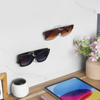 Sunglasses Organizer Storage 6 Pack, Wall Mount Clear Glasses Sunglasses Holder, Acrylic Sun Glasses Storage Organizer Compatible with Gucci GG0422S Ray Ban RB3025 RB3026 RB3016